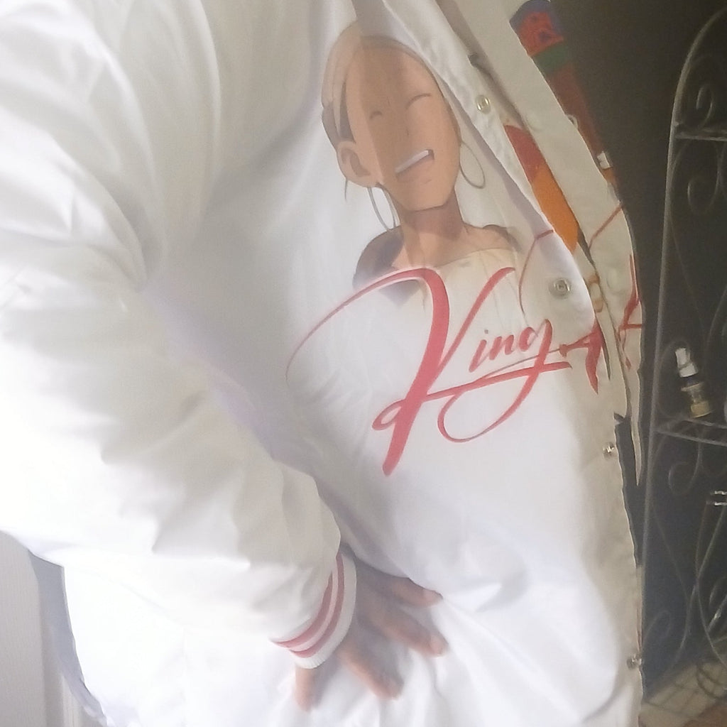 King rarara Rararafest2026 white varsity jacket